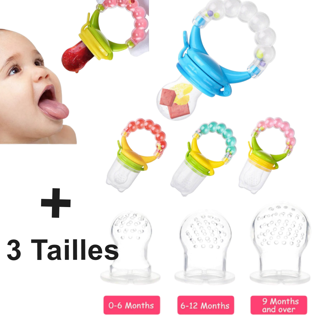 3 en 1 Sucette de Fruit évolutive 3 Tétine