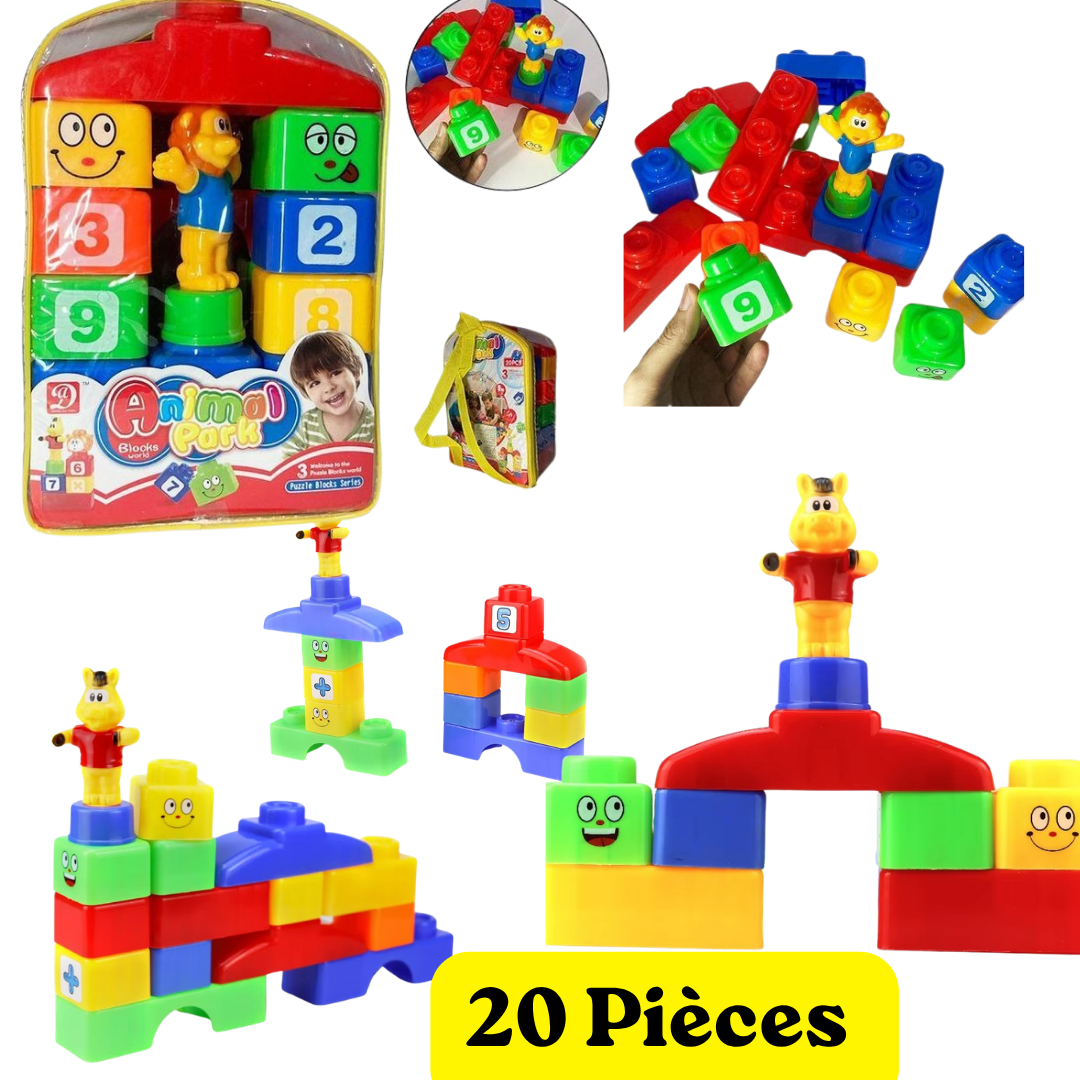Jeu de Blocs de Construction Enfant – Série Éducative & Créative