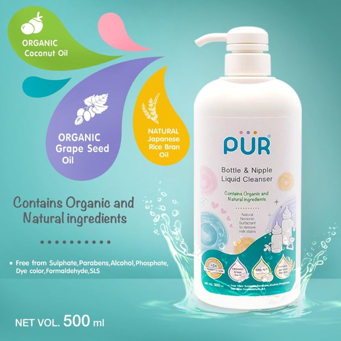 Pur Liquide Vaisselle Bébé 500 ml – Nettoyage Doux & Sécurisé