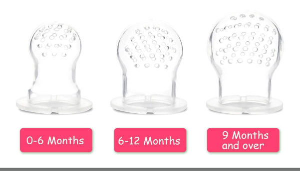 3 en 1 Sucette de Fruit évolutive 3 Tétine