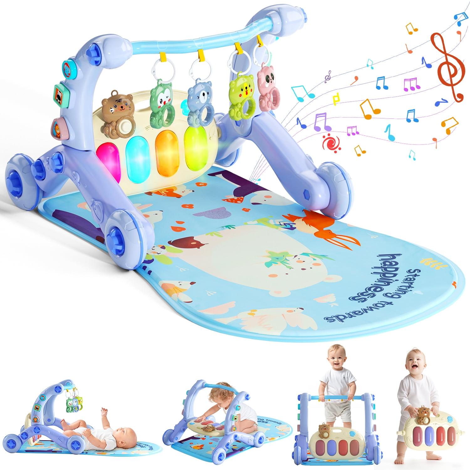 Tapis d'Éveil & Trotteur 2 en 1 avec Activités Éducatives