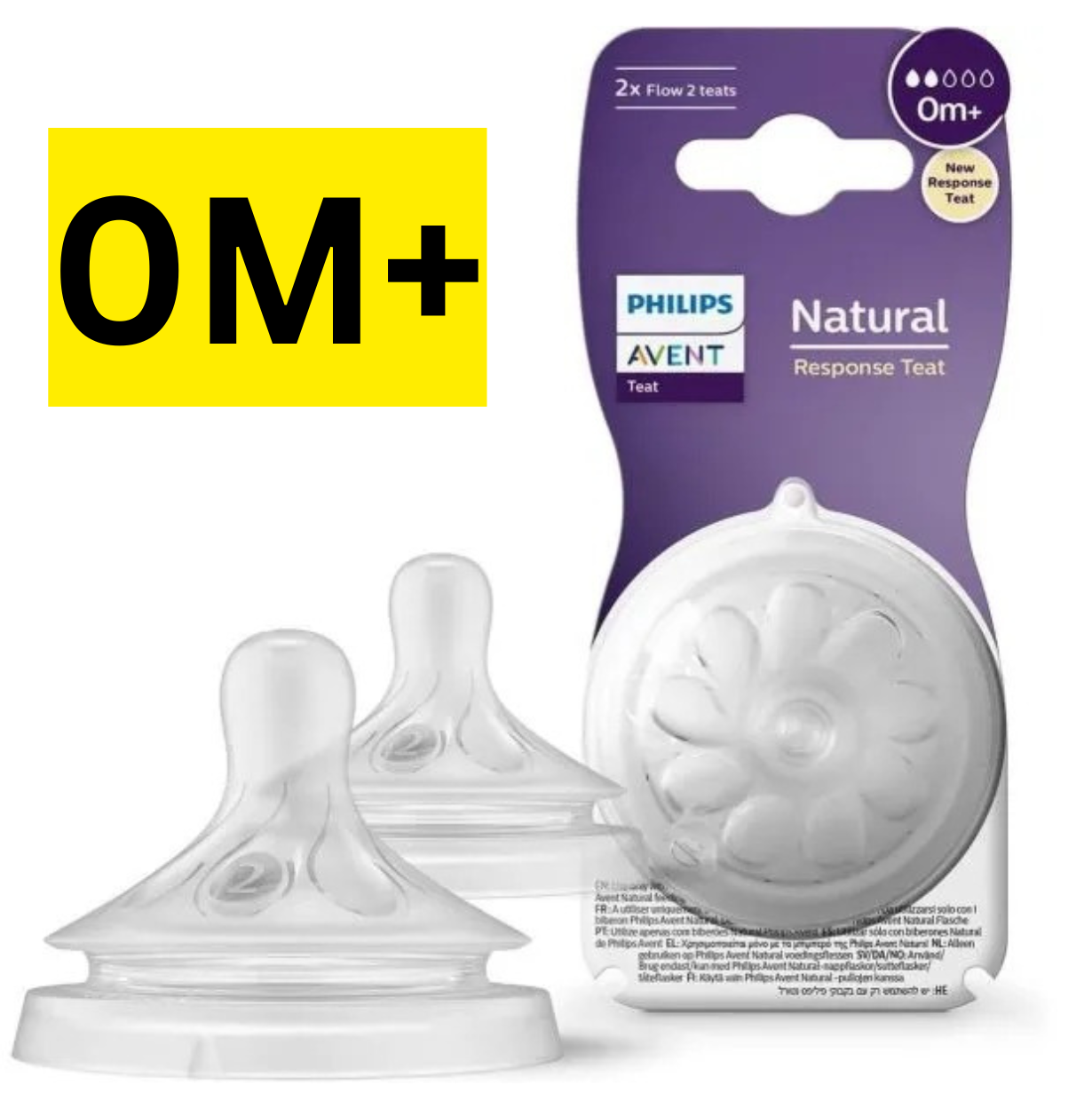 Avent Tetine Natural Teat 0m+