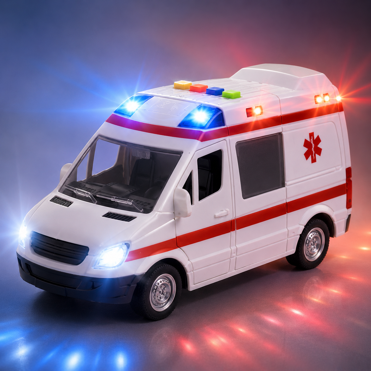 Ambulance Jouet avec Lumières & Sons – Véhicule de Secours pour Enfants