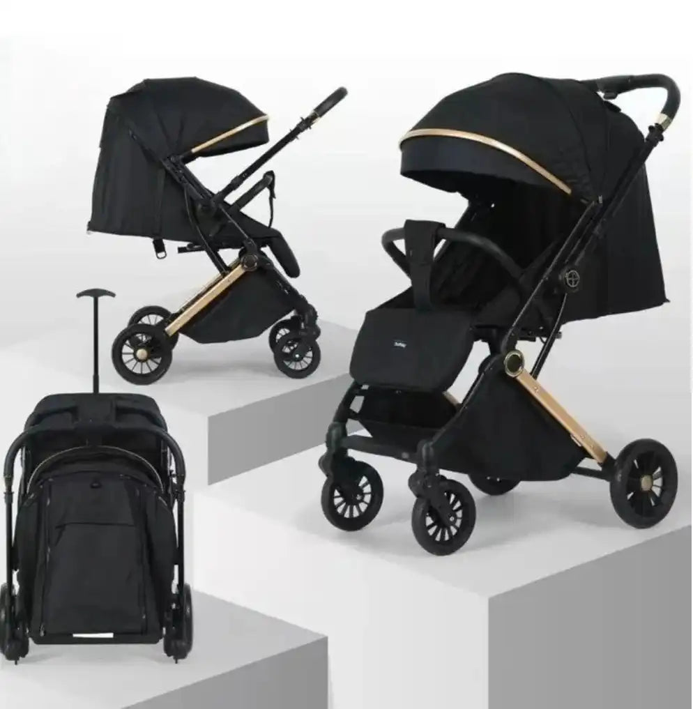 Poussette Premium Réversible Burbay AG9155 Noir