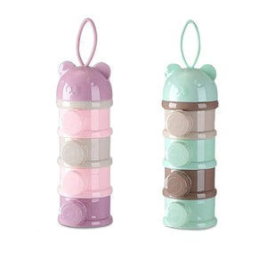 Boîte de rangement de nourriture pour bébé portable, 4 étages