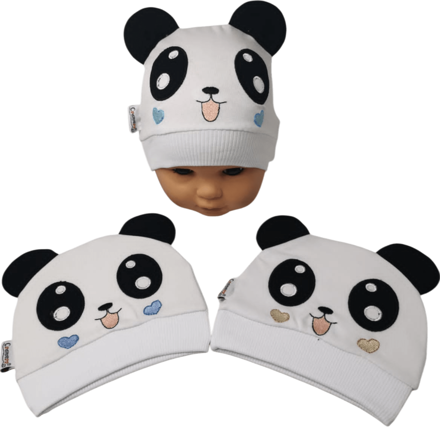 Bonnet bébé naissance 0-3M+ Ref001