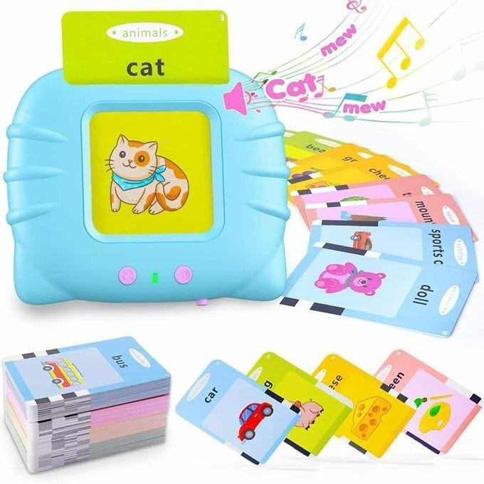 Cartes Flash Parlantes Jouets d'apprentissage de 224 Mots anglais arabe