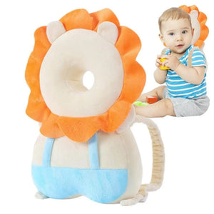 Coussin de Protection Tête Bébé beaig Orange Bleu