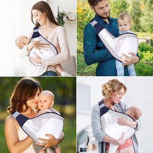 Echarpe bébé respirant, porte-bébé pour nouveau-né, réglable