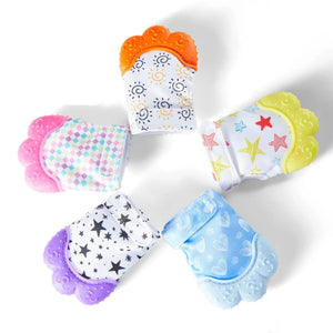 Gant de dentition multicolor