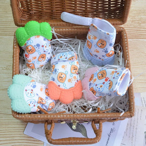 Gant de dentition multicolor