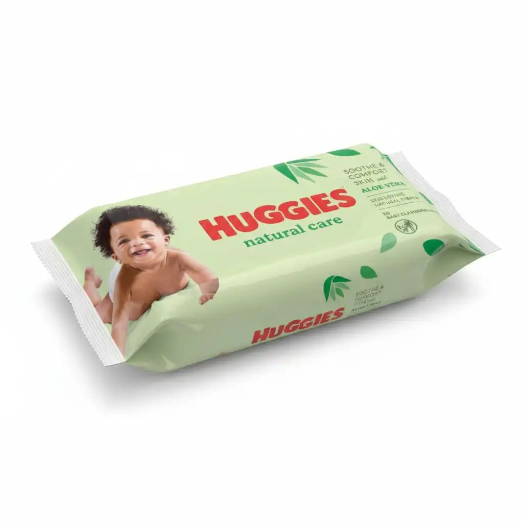 Lingettes Bébé Huggies Natural Care – Douceur & Protection Naturelle