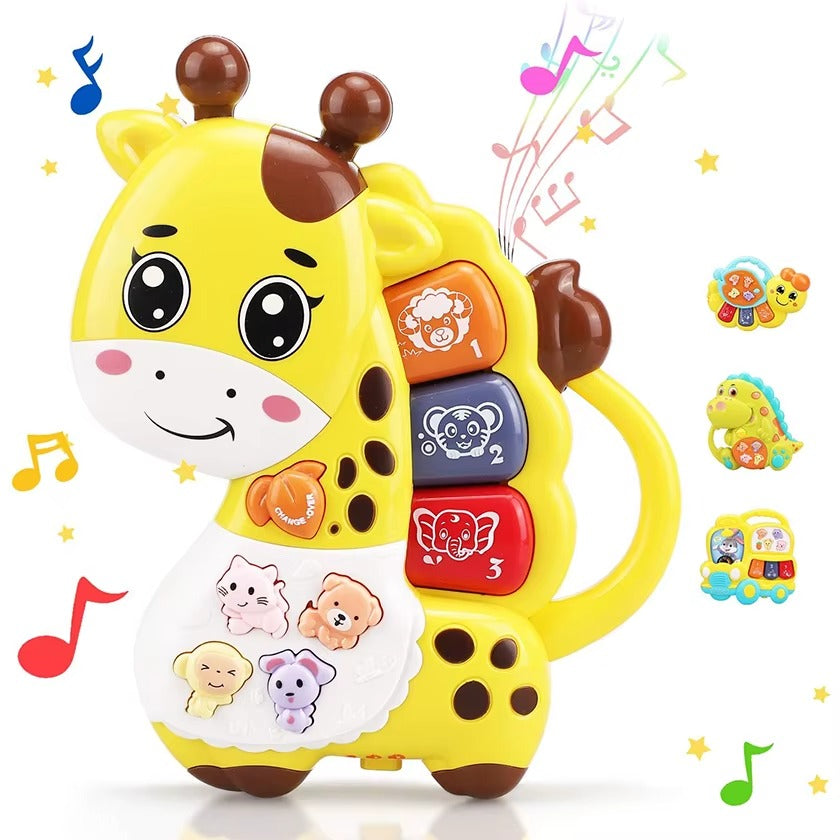 Iplusmile Mini Piano Éducatif 2 Pièces – Clavier Portable 18 Cm – Stimulation Auditive Et Motricité – Cadeau Musical Enfant – Couleur Aléatoire