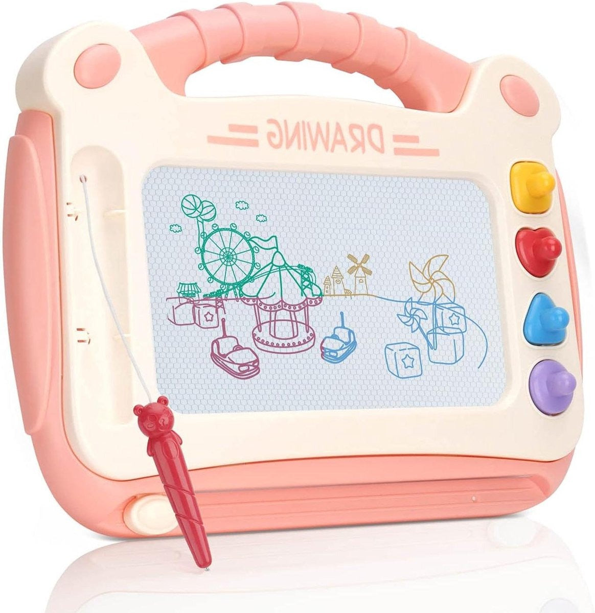 Tableau Magique Effaçable - Planche à Dessin Magnétique Enfant