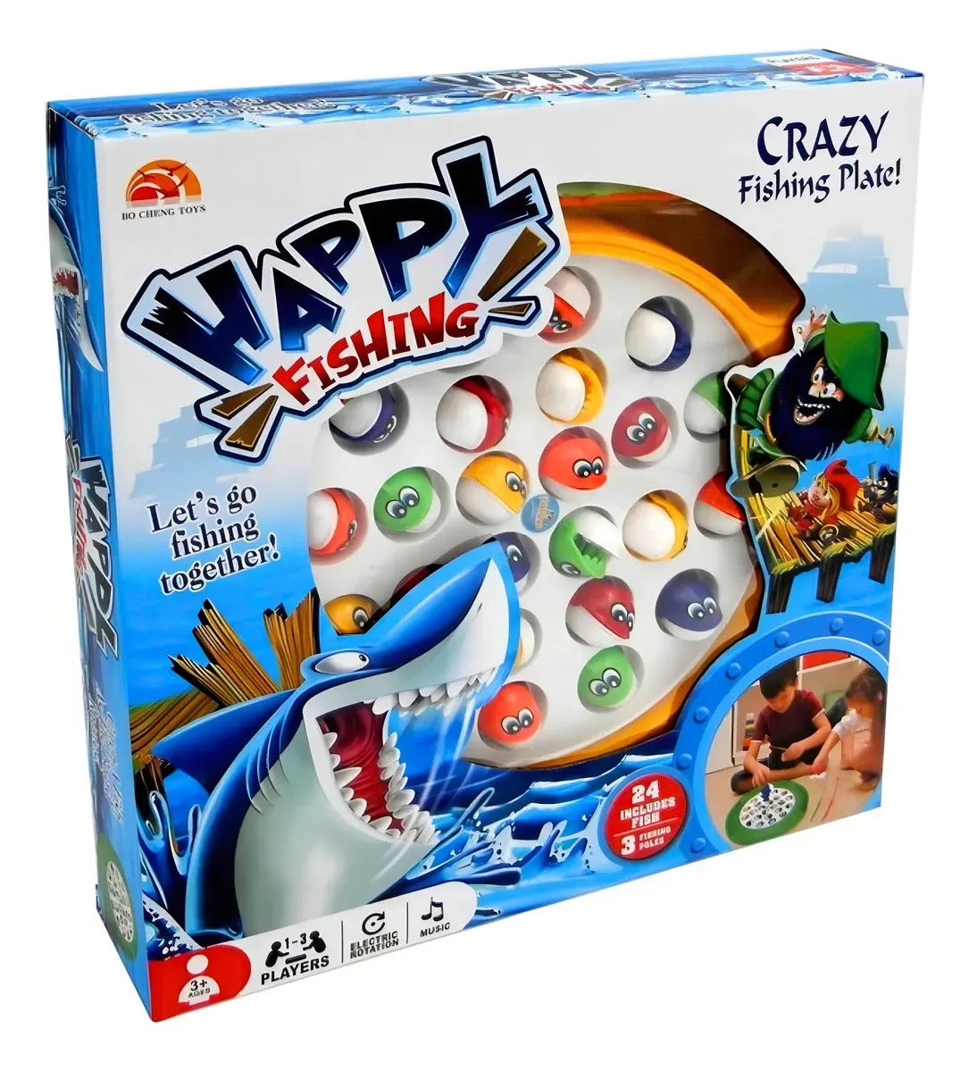 Jeu de Pêche Électrique Enfant – Jeu de Table Musical avec Poissons