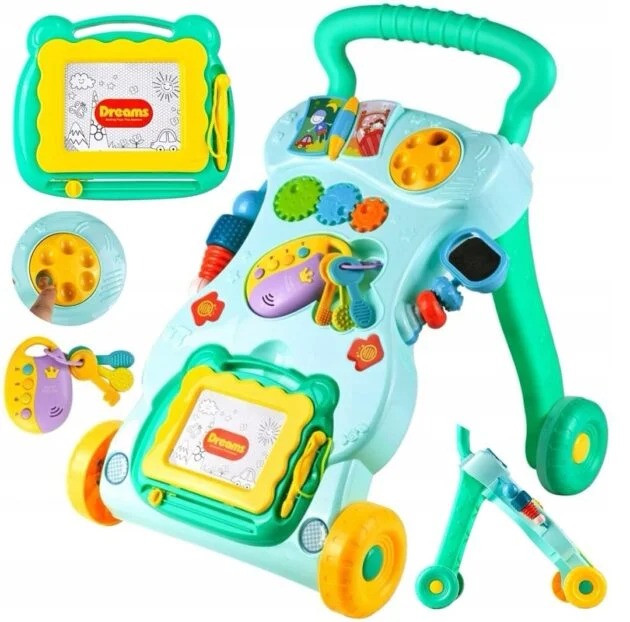 Trotteur bébé music Walker Vert