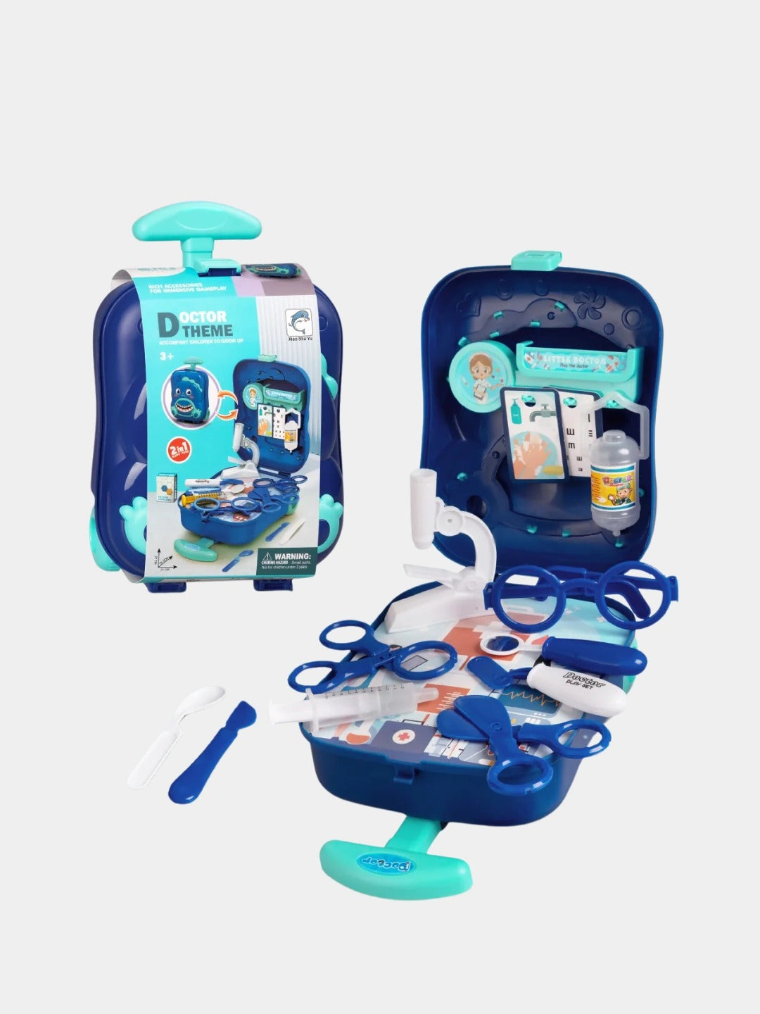 Valise Docteur Enfant à Roulettes – Kit Médical Jouet