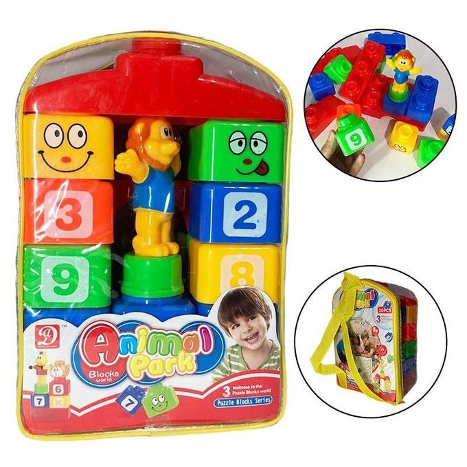 Jeu de Blocs de Construction Enfant – Série Éducative & Créative