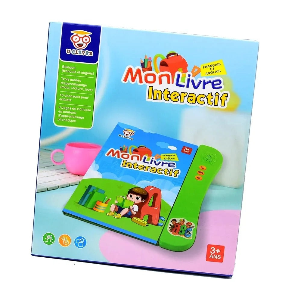 Livre Bilingue Interactif – Apprentissage Français & Anglais avec Sons
