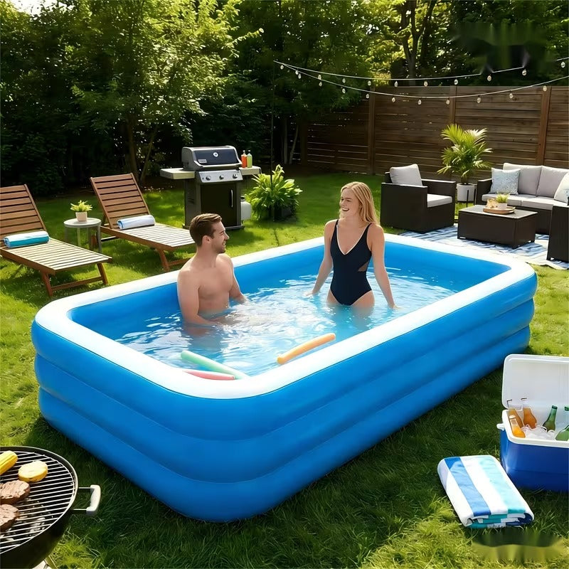Bestway Piscine Familiale Rectangulaire 305x183x56 cm