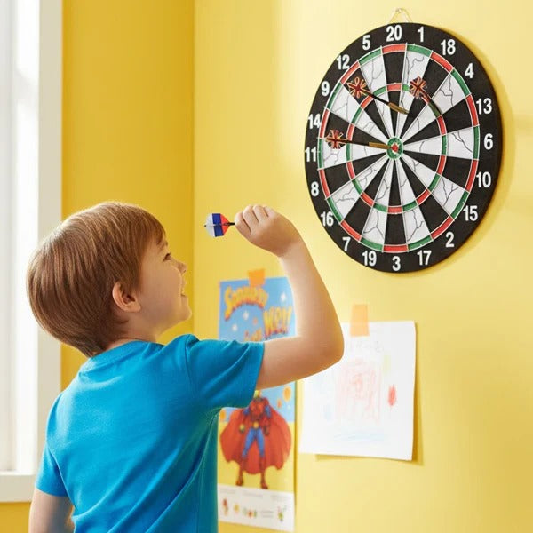 Jeu de Fléchettes Double Face – Jeu d’Adresse pour Enfants