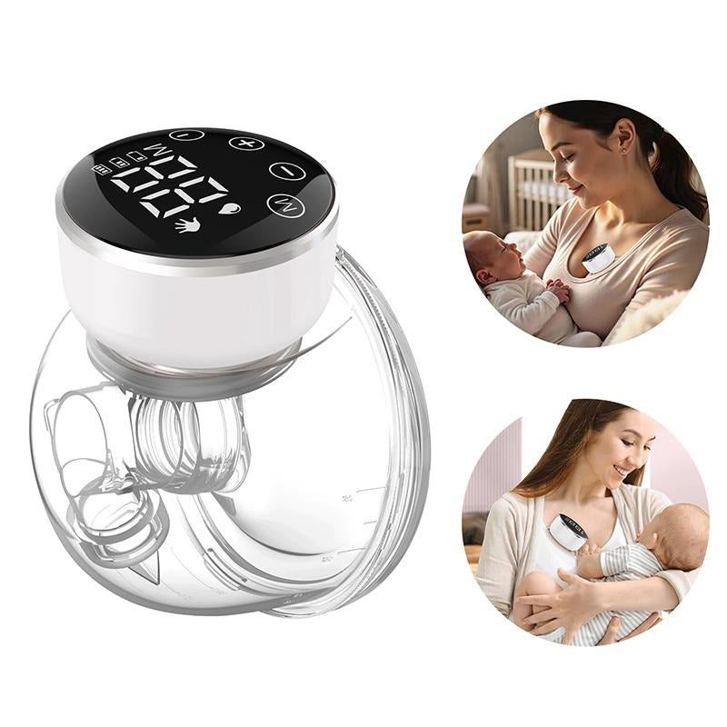 Tire-Lait Électrique Portable – Mains Libres avec Écran LED