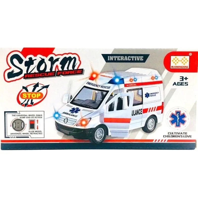 Ambulance Jouet avec Lumières & Sons – Véhicule de Secours pour Enfants