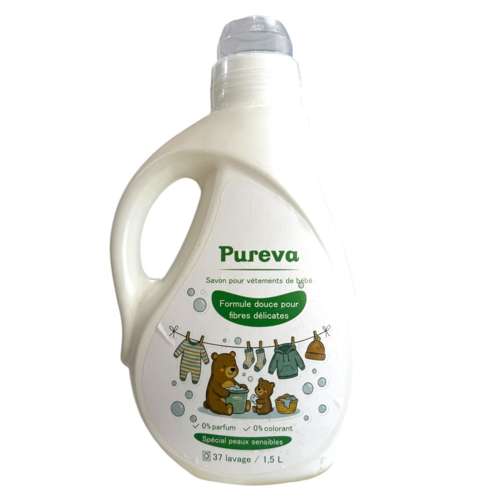 Lessive Bébé Hypoallergénique Ecolunes – Douceur & Protection