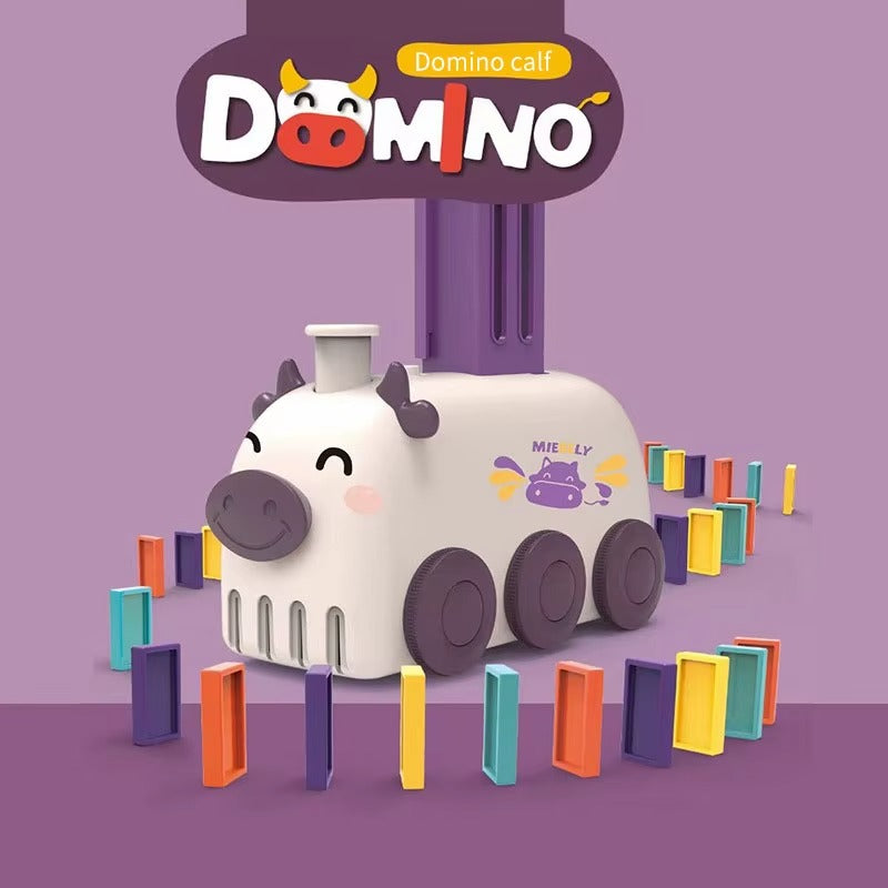 Train Domino Électrique Animaux – Jeu Éducatif avec Lumière & Son