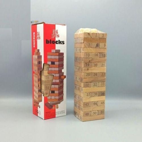 Jeu Genga Géant (grand +) – Jeu de Société Familial 54 Pièces