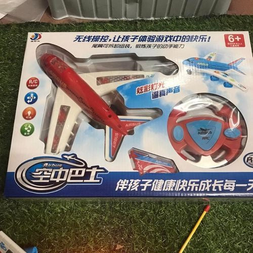 Avion Airbus RC Télécommandé – 2 Canaux avec Lumières & Musique