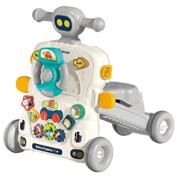 Baby Walker Musical 5 en 1 – Trotteur Bébé Sit-To-Stand avec Siège