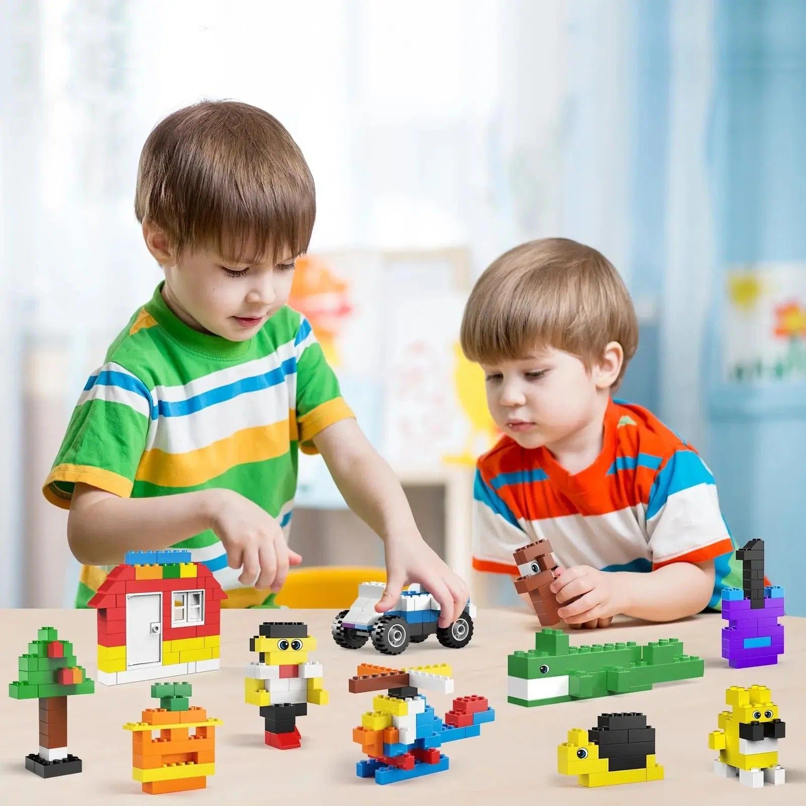 Coffret 500 Briques de Construction – Jeu Créatif & Éducatif