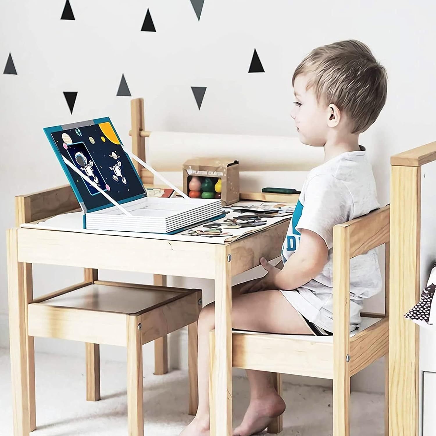 Puzzle Magnétique Espace – Livre d’Activité 38 Pièces Éducatif