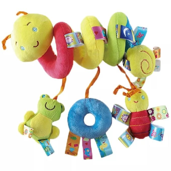 Jouet suspendue pour berceau de bébé, siège de voiture, poussette, péluche en spirale