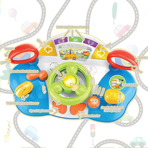 Jouet Volant Éducatif Bébé – Sons Réalistes & Siège Intégré