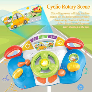 Jouet Volant Éducatif Bébé – Sons Réalistes & Siège Intégré