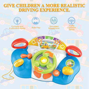 Jouet Volant Éducatif Bébé – Sons Réalistes & Siège Intégré