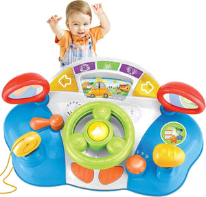 Jouet Volant Éducatif Bébé – Sons Réalistes & Siège Intégré