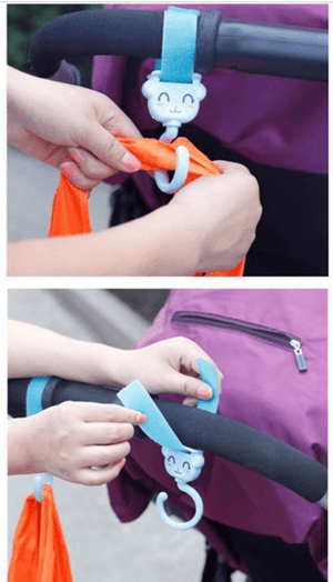 Lot de 2 Crochets Pour Poussettes