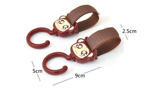 Lot de 2 Crochets Pour Poussettes