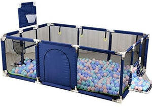 Parc de jeux intérieure PlayPen pour bébés grand dimension espace sécurisé bleu