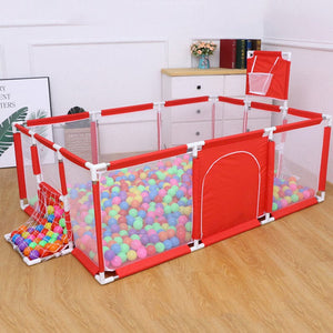 Parc de jeux intérieure PlayPen pour bébés grand dimension espace sécurisé Rouge