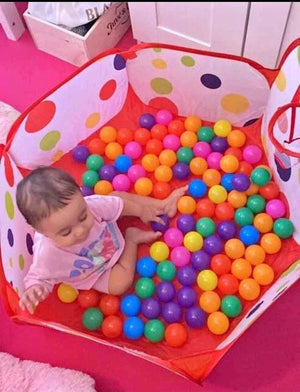 Piscine à balles océan pour enfants avec panier de basket