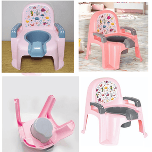 Pot de Toilette Bébé – Stable avec Poignée Antidérapante & Dossier Confort