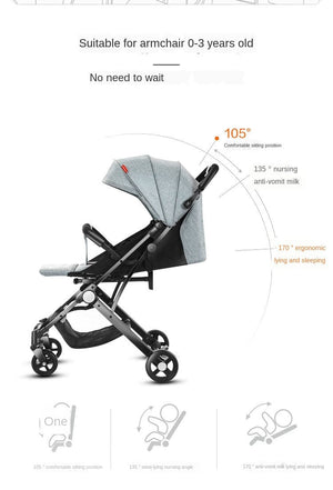 Poussette Valise-BabyStone (Modèle 2023)