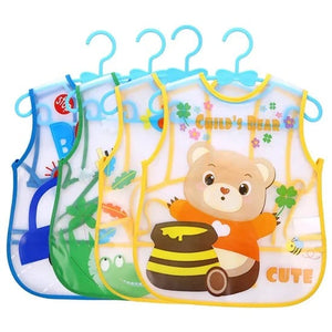 Alimentation Bavoirs D'Alimentation, Avec poches, Imperméable, Couleur aléatoire ref002 Produit_bebe_maroc