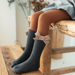 Collants Coton Fille (Model 1) Produit_bebe_maroc M ( 3 ANS > 5 ANS) / Gris Maron