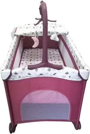 Lits & Berceaux Lit parc cododo cocooning Rouge Produit_bebe_maroc