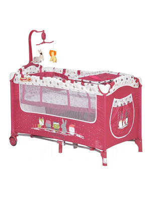 Lits & Berceaux Lit parc cododo cocooning Rouge Produit_bebe_maroc